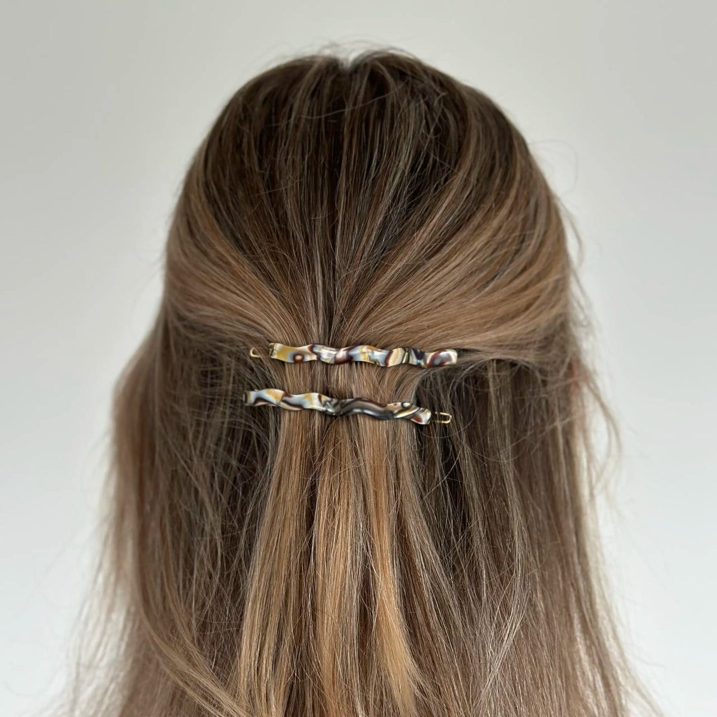 2 x Flow Hair Clips (Handmade in France)