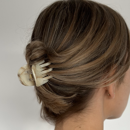 Two-Row Hair Claw - Petite (Handmade in France)