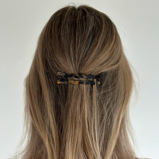 2 x Flow Hair Clips (Handmade in France)